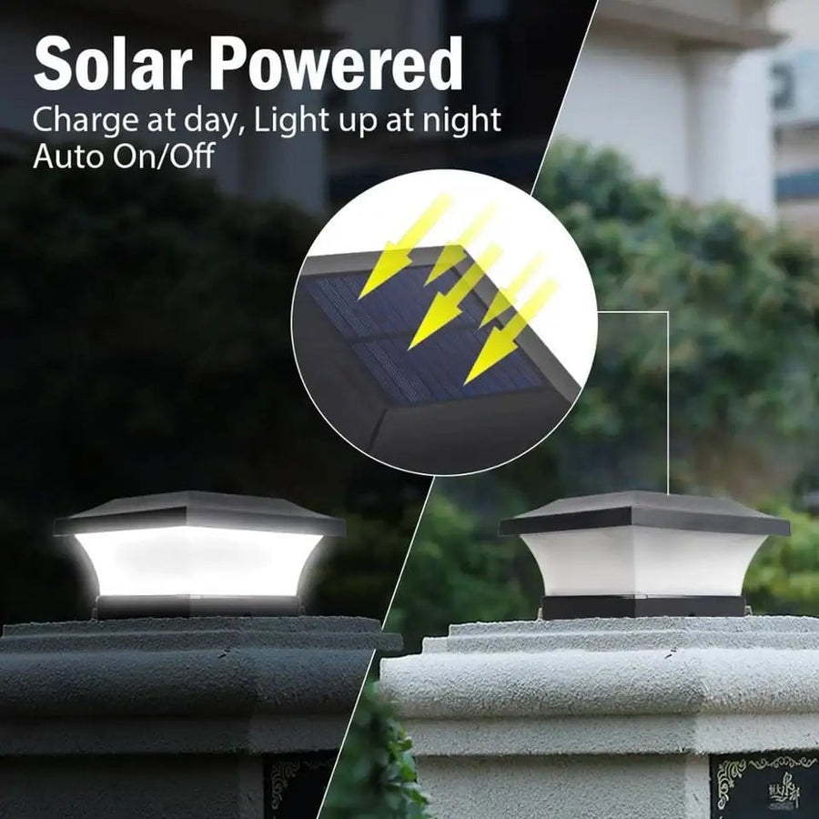 Solinova – Stijlvolle LED Buitenlamp op Zonne-energie
