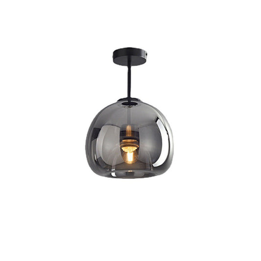 Breng een vleugje elegantie in huis met de SOLVANO – retro koperen design plafondlamp!