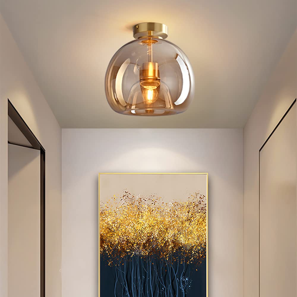 Solvano – Retro koperen design plafondlamp