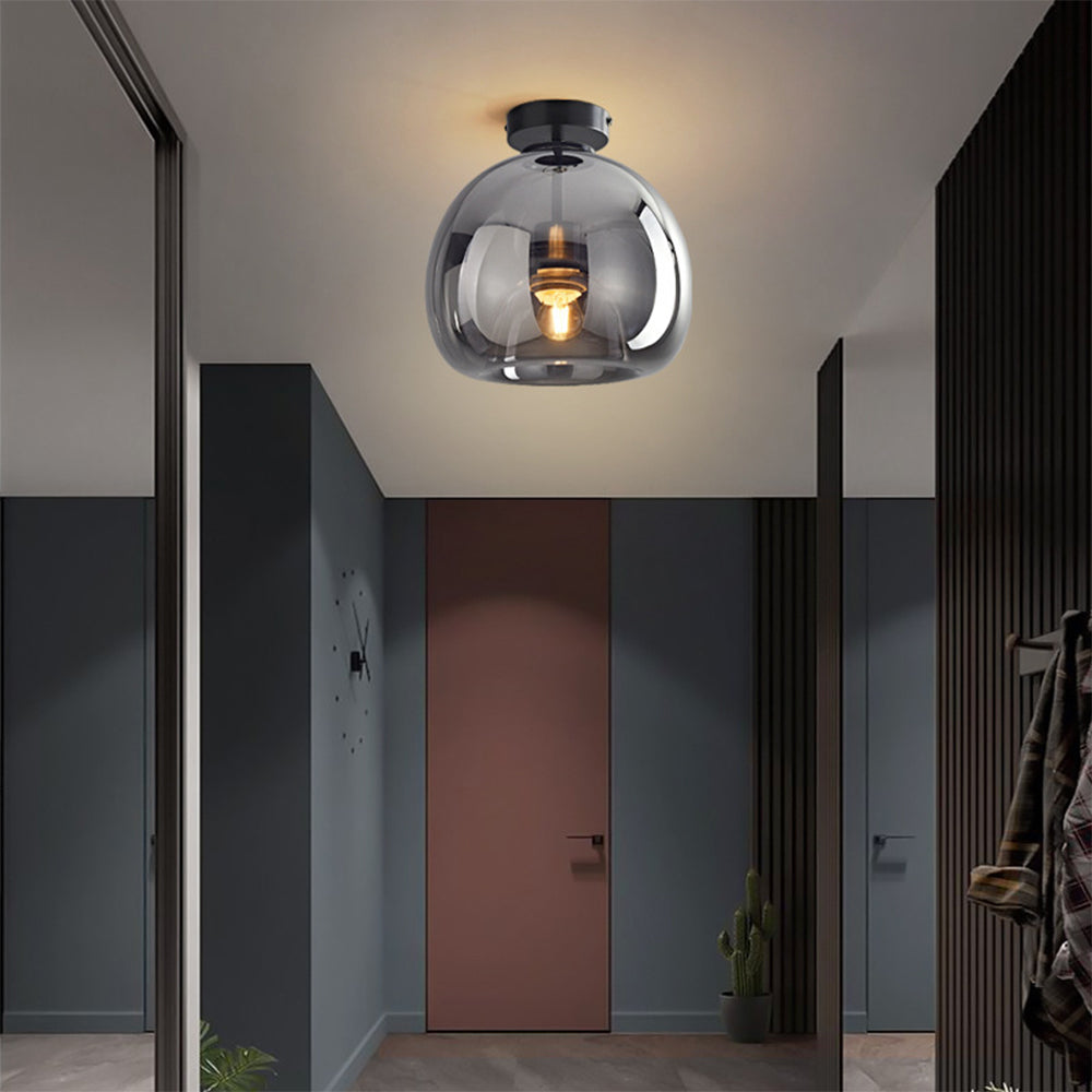 Solvano – Retro koperen design plafondlamp