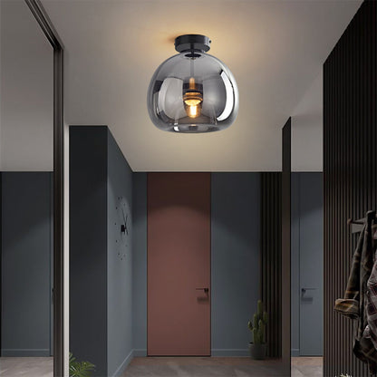 Solvano – Retro koperen design plafondlamp