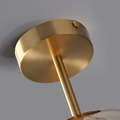 Solvano – Retro koperen design plafondlamp