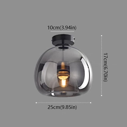 Solvano – Retro koperen design plafondlamp
