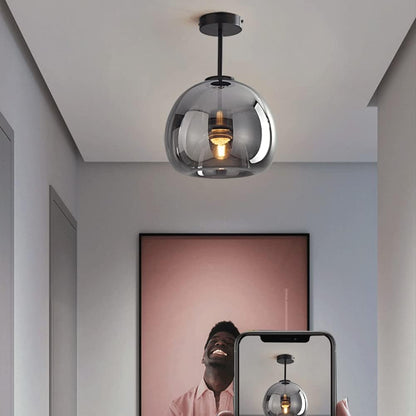 Solvano – Retro koperen design plafondlamp