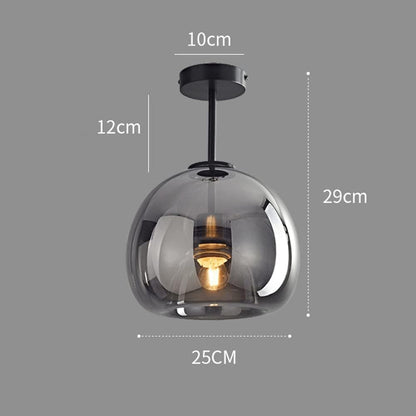 Solvano – Retro koperen design plafondlamp