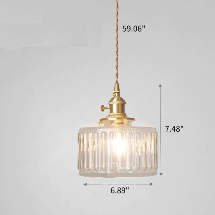 Solvio – Moderne Glas Design Loftlampe