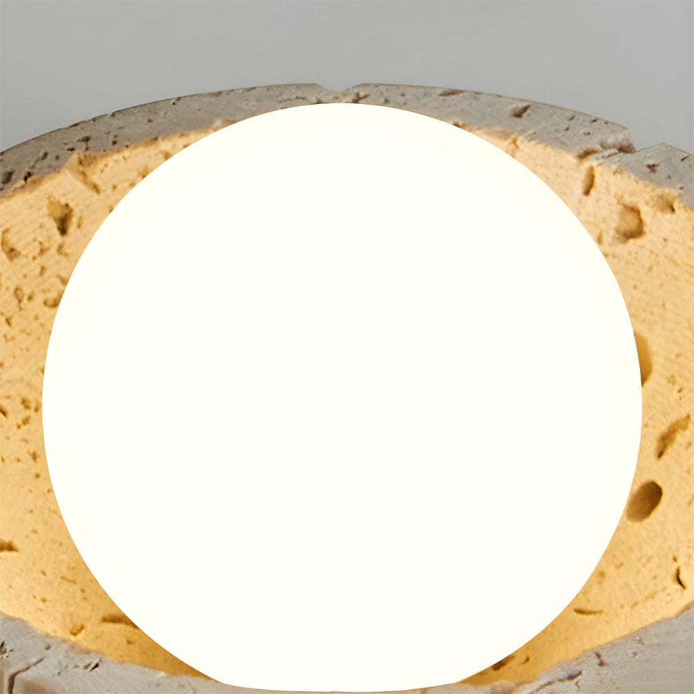 Stonera – Beige design wandlamp met natuurlijke uitstraling