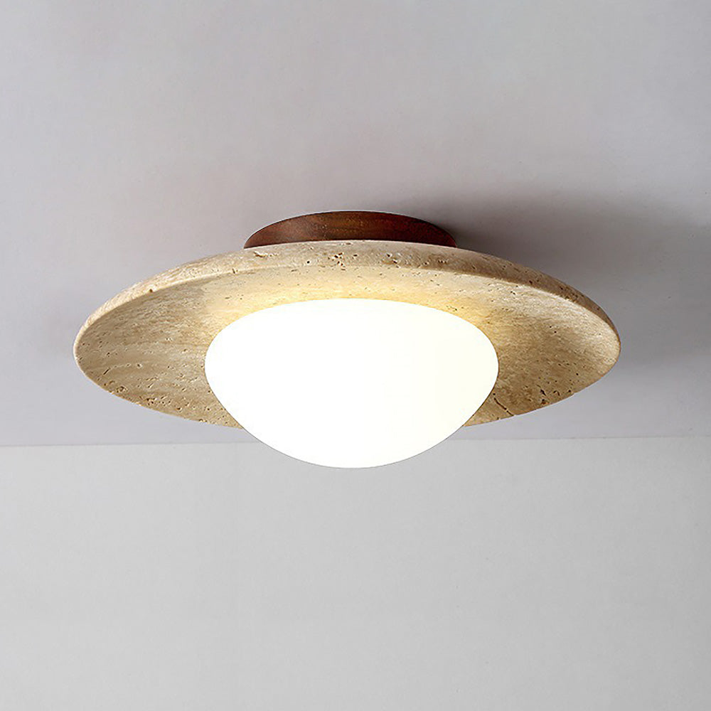 Stonera – Beige design wandlamp met natuurlijke uitstraling