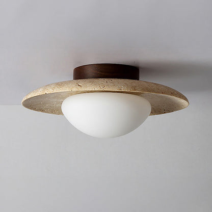 Stonera – Beige design wandlamp met natuurlijke uitstraling