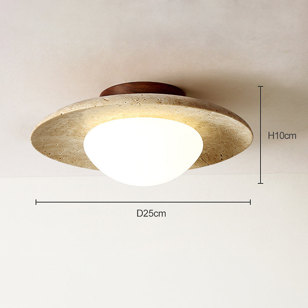 Stonera – Beige design wandlamp met natuurlijke uitstraling