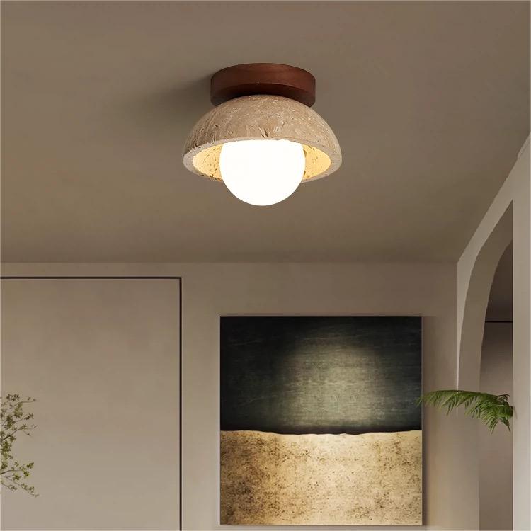 Stonera – Beige design wandlamp met natuurlijke uitstraling