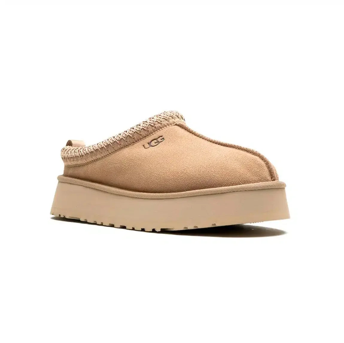 UGG Tazz Light Beige pantoffels – Elegant en comfortabel met verhoogde zool