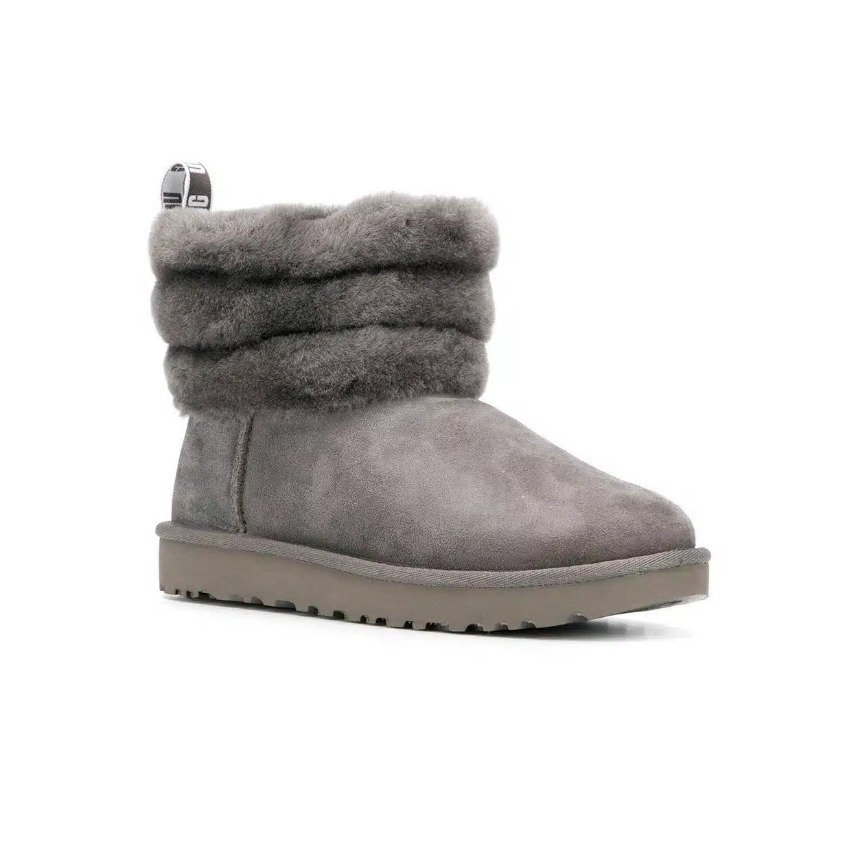 UGG Fluff Mini Quilted Boots Charcoal Grey – Warmte en zachtheid met gewatteerd ontwerp