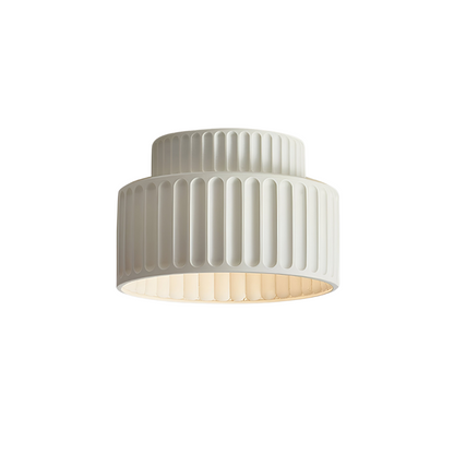 Lumora – Gele retro plafondlamp met moderne touch