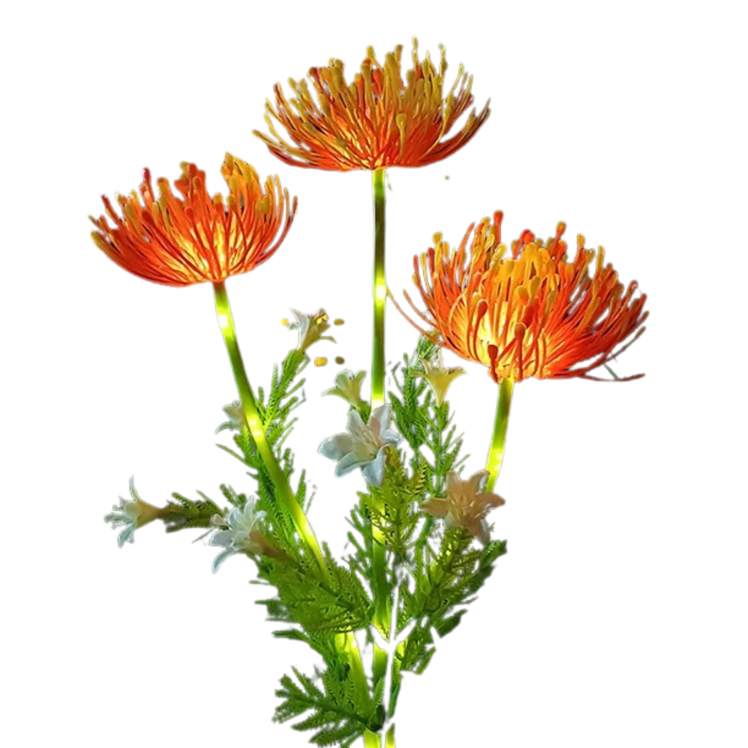 Floriva – Lampada solare magica per esterni con fiori incantevoli 