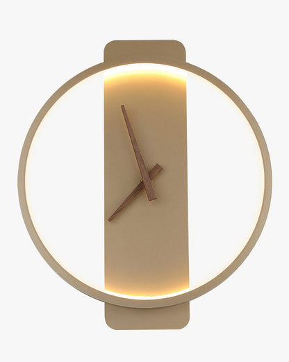 Varelux – Moderne wandklok met rustgevend LED-licht