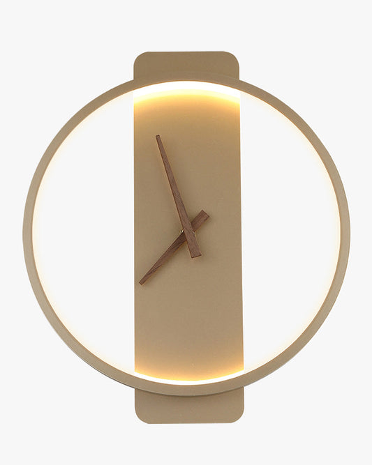 Varelux – Moderne wandklok met rustgevend LED-licht
