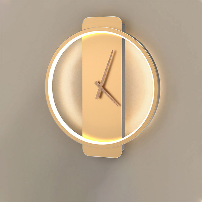 Varelux – Moderne wandklok met rustgevend LED-licht