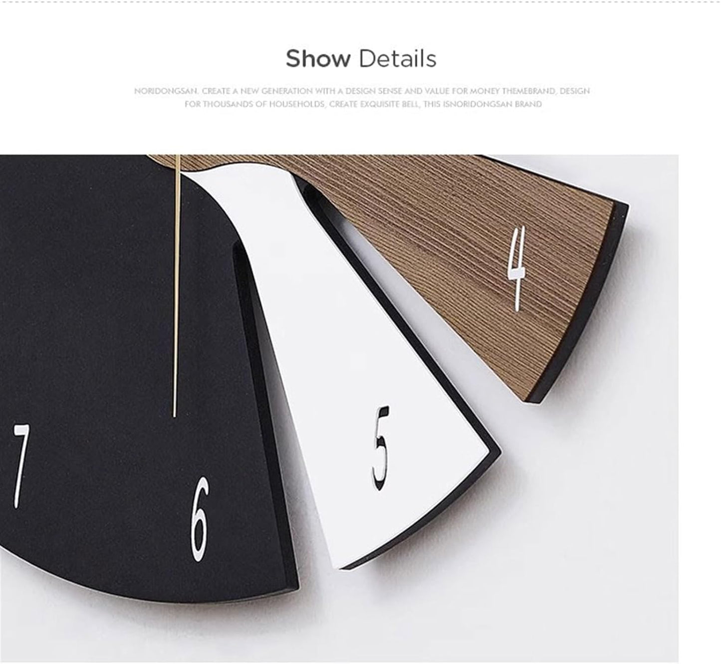 Varion – Stijlvolle grote wandklok met modern design