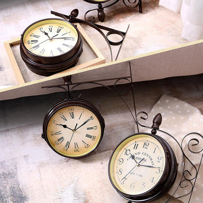Vintora – Vintage wandklok met retro stationslook
