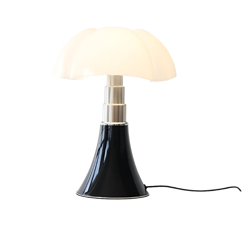 Strakke en moderne design tafellamp met dimbare LED-verlichting en touch-bediening, perfect voor bureau of nachtkastje.