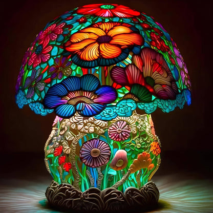 Vitralis – Kleurrijke LED Tafellamp van Buntglas