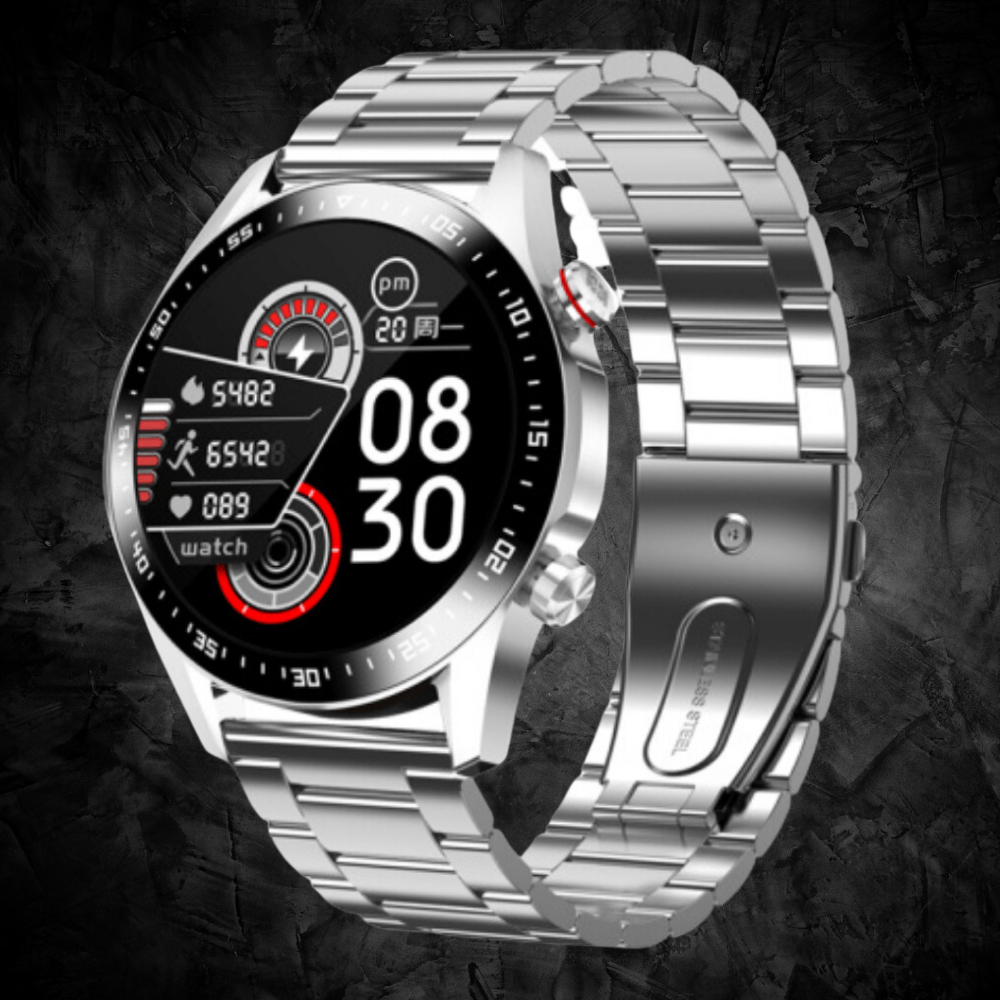 VYRA dames smartwatch met slank en elegant design, ideaal voor elke outfit en dagelijkse activiteiten.