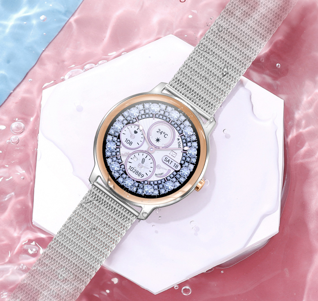 Zaria – Trendy Smartwatch til Damer med Fitnessfunktioner