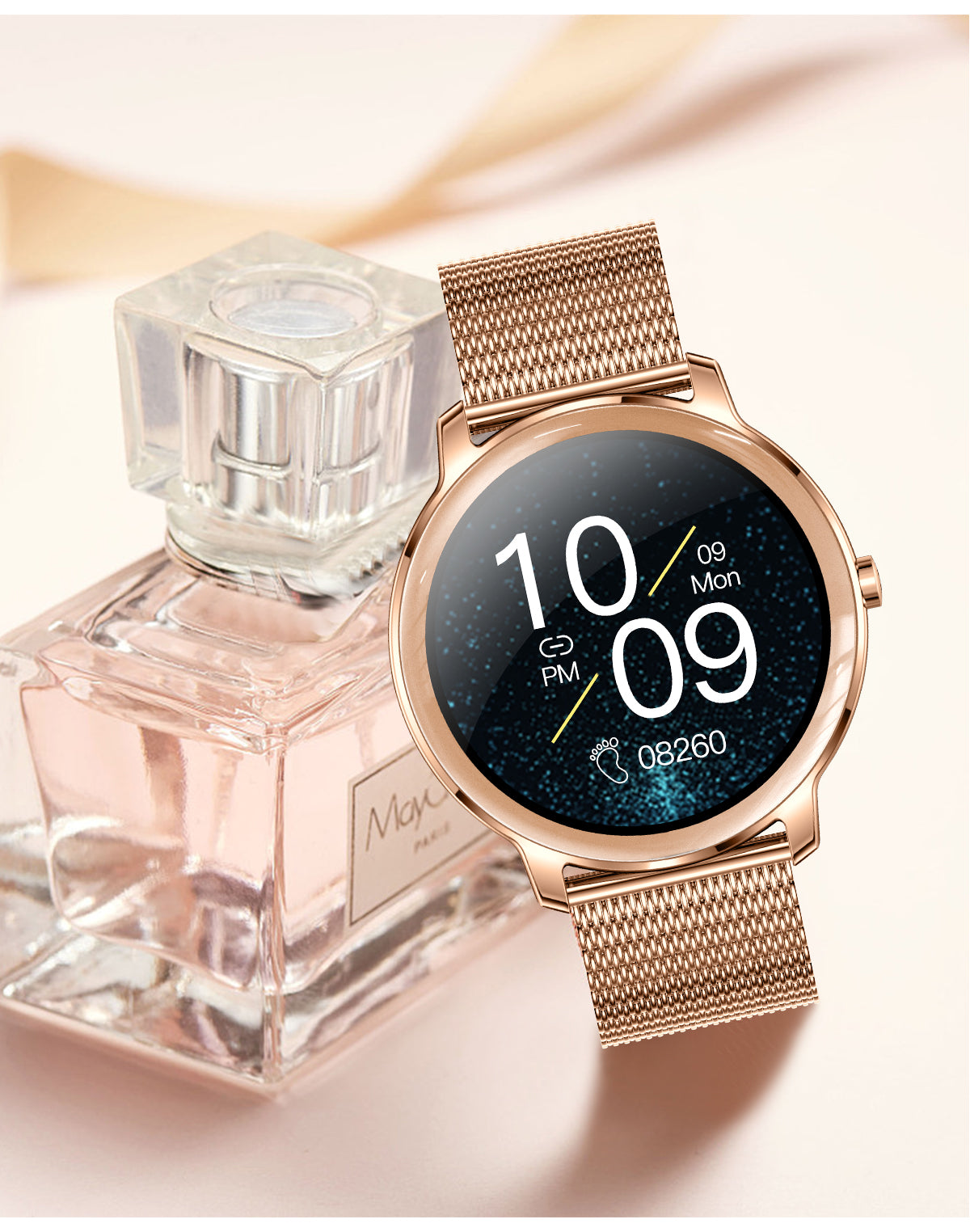 Zaria – Trendy Smartwatch til Damer med Fitnessfunktioner