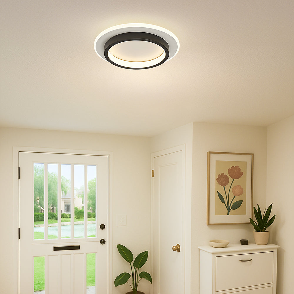 Glowhalo – Ronde Plafondlamp met LED en Acryl voor Hal of Gang