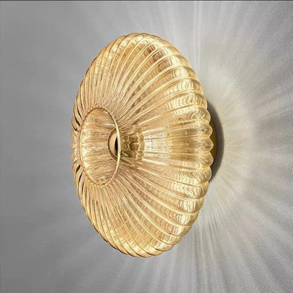 Nimbusflux – Golvende Wandlamp van Glas voor Sfeervolle Verlichting
