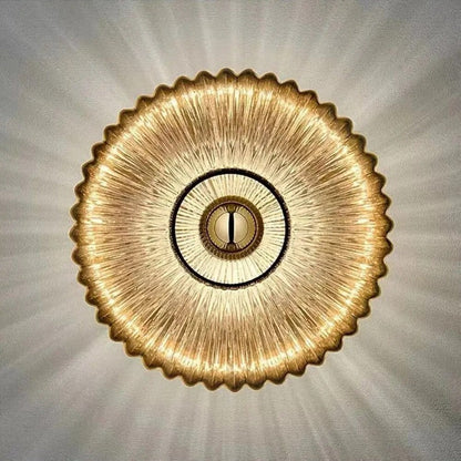 Nimbusflux – Golvende Wandlamp van Glas voor Sfeervolle Verlichting
