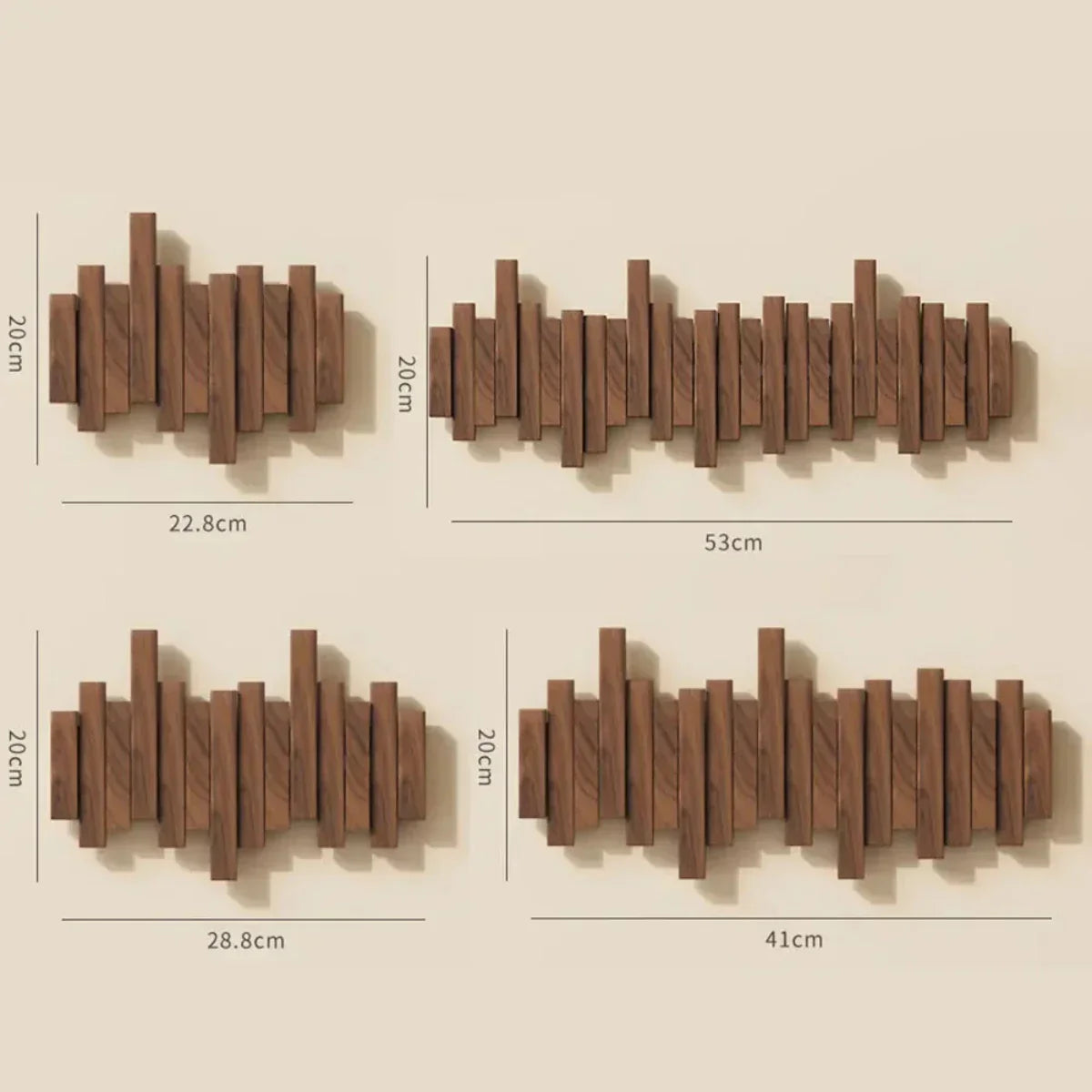 Woodharmonie – Houten Wandkapstok met Elegant Design