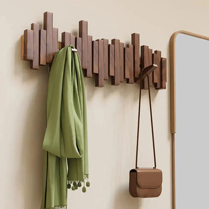 Woodharmonie – Houten Wandkapstok met Elegant Design