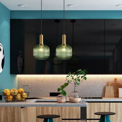 Lumira - Hanglamp van gekleurd glas voor een stijlvolle sfeer