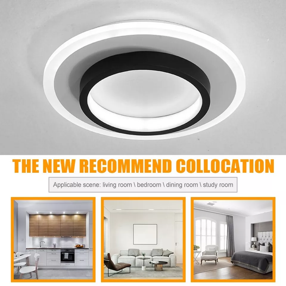 Glowhalo – Ronde Plafondlamp met LED en Acryl voor Hal of Gang