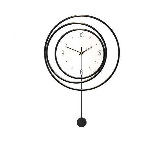 Varos – Grote minimalistische metalen wandklok