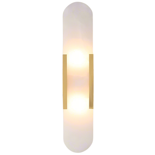 Elara - Eigentijdse wandlamp in natuurlijk marmer